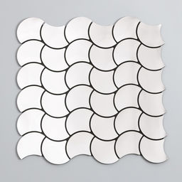 Наклейка интерьерная «Волны», декор на стену, серебро, 30×30 см