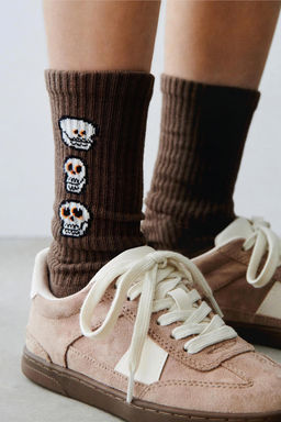 2-PACK OF STRIPED PUMPKIN SOCKS - Zara фото 5