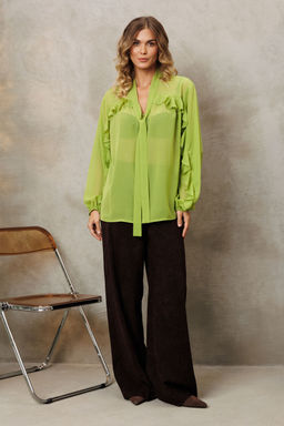 Блуза Gizart 15410 салатовый фото 2
