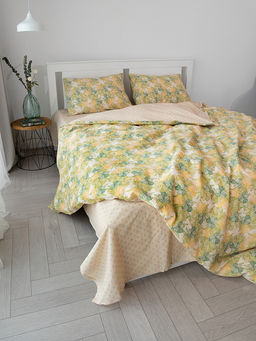 Комплект постельного белья 2-спальный зелёный бязь - Denastia фото 7