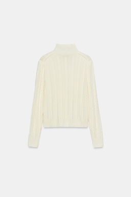 CABLE-KNIT CARDIGAN - Zara фото 8