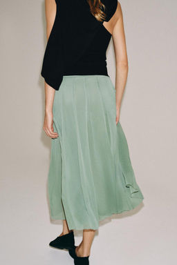 ZW COLLECTION MIDI SKIRT - Zara фото 3
