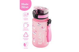 Бутылка для воды 350 мл 6,8*6,8*17 см Style Matte котята розовый