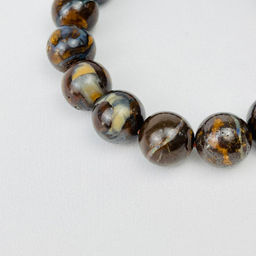 Браслет из древесного Опала 18 см - Радуга самоцветов фото 2