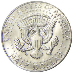 1/2 доллара (50 центов) 1968 года D США