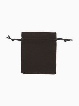 Цена за 50 шт. Мешочек подарочный Хлопок, 10?12 см, чёрный - Simaland фото 2