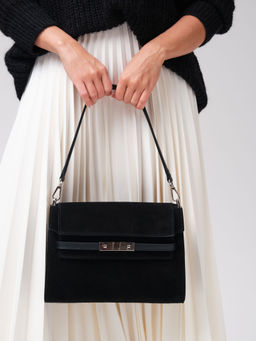 Замшевая сумка Rachel DBR 31361 черный