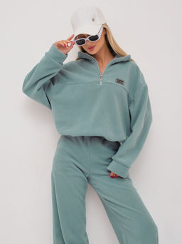 Костюм жен. Тренд флис аква