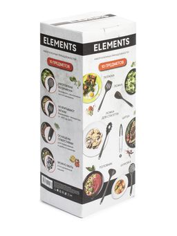 Набор кухонных принадлежностей ELEMENTS 10 предметов силикон