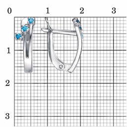 СЕРЬГИ 33813302Д3 - Красная пресня фото 2