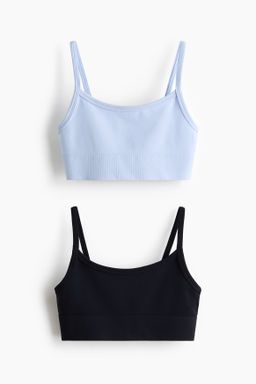 Pack de 2 tops de deporte seamless con DryMove - H&m фото 2