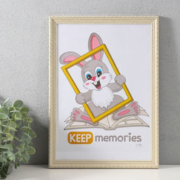 Фоторамка для фото 21×30 см Keep memories «Стиль бежевый», пластик, бежевый, (пластиковый экран)