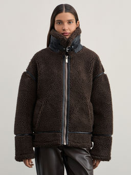 Дублёнка из искусственного меха / Zarina  фото 4