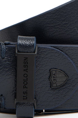 Мужской темно-синий ремень - U.s. polo assn фото 4