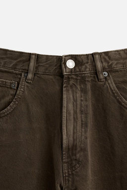 FADED BAGGY-FIT JEANS - Zara фото 9