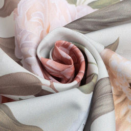 Комплект штор для кухни с подхватами Этель «Цветущий сад» 145×180 см - 2 шт., 100% п/э