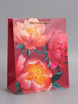 Пакет подарочный ламинированный «Яркий акцент», 26×12×32 см