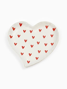 Тарелка плоская Любовь, 19?18 см, керамика