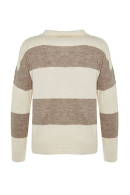 Tas Genis Kal?p Yumusak Dokulu Fermuarl? Triko Kazak TWOAW22KZ0424 - Trendyolmilla фото 22