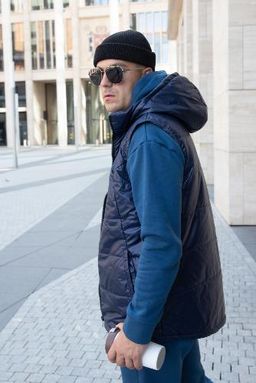 Жилетка С002 темно-синий от фабрики Спортсоло - Sportsolo фото 6