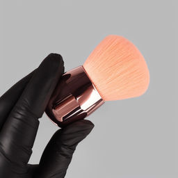 Кисть для смахивания опила, d=4×8.5 см, розовая