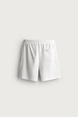 BERMUDA JOGGER B?SICA LAVADA / Blanco - Zara фото 11