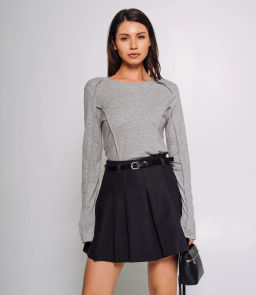 Юбка #КТ8668, графит