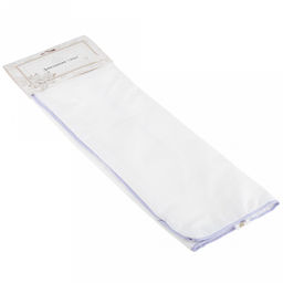 Наперник пуходержащий 50х50см "Облако", тик смесовый (80% хлопок / 20% п/э), 147г/м2, с кантом на молнии, упаковка ПВД-еврослот 14,5х23 см, т.м. "Домашняя мода" (Россия)