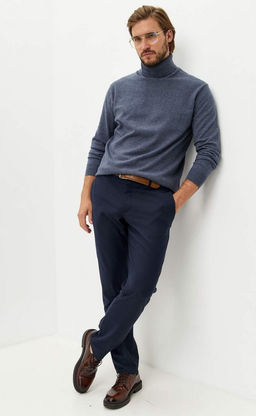 Водолазка F321-15318 blue - Fine joyce фото 4