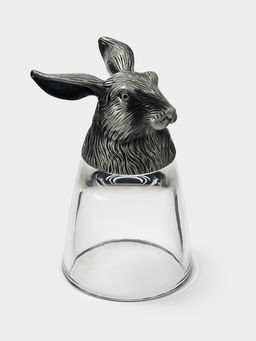 Подарочный набор рюмок-перевёртышей «Настоящему мужчине», на 3 персоны, рюмка 50 мл, стекло, металл