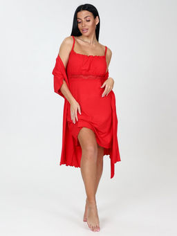 476-ХС ЖЕНСКИЙ КОМПЛЕКТ ДВОЙКА (Красный) - А-дина фото 3