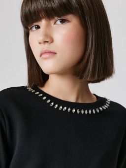 ACOOLA / Джемпер детский для девочек Diyala черный  фото 2