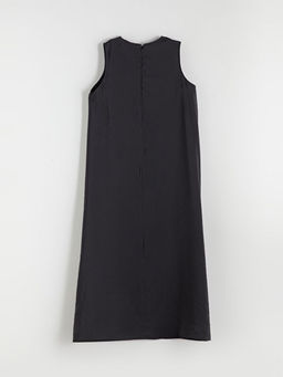 Bisiklet Yaka Modal Kar???ml? A Kesim Elbise