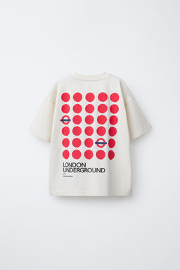CAMISETA ESTAMPADO UNDERGROUND LONDON  / Crudo - Zara фото 2