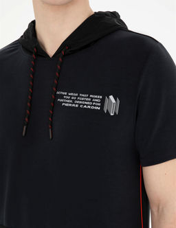 Siyah Regular Fit Sweatshirt - Pierre cardin фото 7
