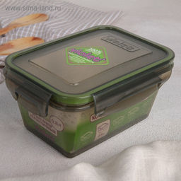 Контейнер герметичный прямоугольный 800мл дымчатый 092081 Виолет  фото 5