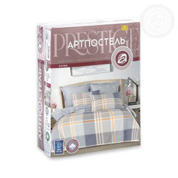 Постельное белье Майкл (сатин Престиж) Евро/Пододеяльник (молния): 1 шт. - 220*200; Простыня: 1 шт. - 220*240; Наволочка (клапан, ушки): 2 шт. - 70*70; Наволочка (клапан): 2 шт. - 50*70 Престиж - Артпостель фото 3