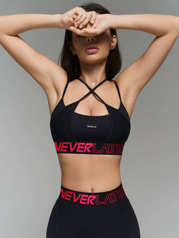 Спортивный топ-бра с двойными бретелями - NEVERLATE фото 3