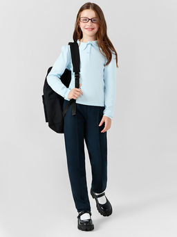 Поло для девочек голубое - Mark formelle фото 7