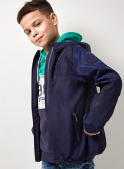 20120130202, Куртка детская для мальчиков Glinka, синий Acoola фото 2