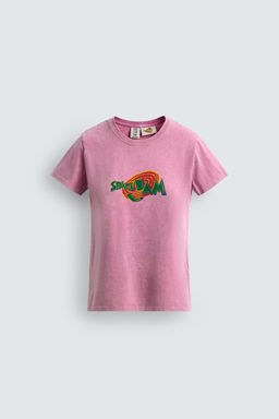 CAMISETA ILUSTRACI?N SPACE JAM &  X DYLAN?S T-SHIRT CLUB X ZARA / Rosa  фото 2