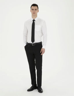 Beyaz Regular Fit Uzun Kollu Basic G_mlek - Pierre cardin фото 4