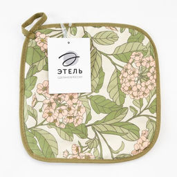 Прихватка «Этель» Spring garden 19×19 см,100% хлопок, саржа 190 г/м²