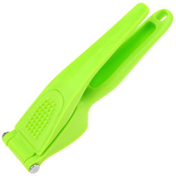 Чесночница из нержавеющей стали с самоочисткой 18х4,8х5,2см, пластмассовое основание, цвета микс, в блистере (Китай) - Домашняя Мода фото 2