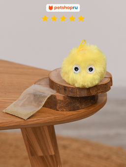 Интерактивная игрушка для кошек, мягкий мячик со звуком, цвет в ассортименте 2418007-1