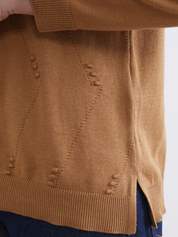 Bisiklet Yaka Ajurlu Kad?n Triko H?rka