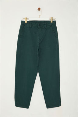 TRENDYOL MAN Yesil %100 Pamuk Balloon Fit Pamuklu Gabardin Dokuma Pantolon TMNAW25PL00020 - Trendyolmilla фото 6