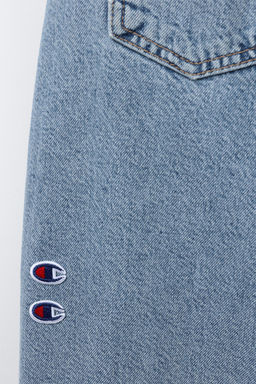 CHAMPION ® X ZARA BARREL JEANS