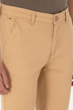 Erkek Camel Kanvas Pantolon Sepette S_rpriz _ndirim - U.s. polo assn фото 5