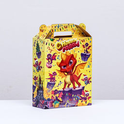 Цена за 5 шт. Коробка подарочная складная Игры Драконов 17 х 7 х 25 см - Simaland фото 2